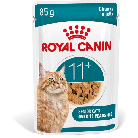 Royal Canin Ageing 11+ natvoer kat (in saus of gelei) In Gelei (12x85 g)
