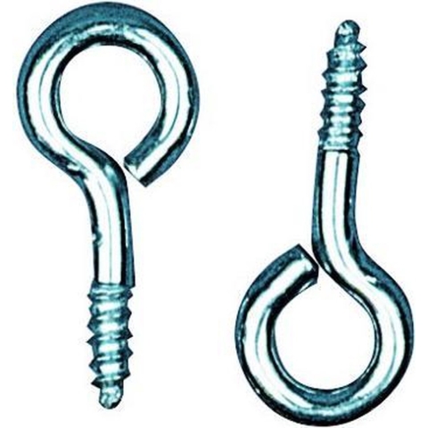 Ringschroeven verzinkt - 72x stuks - 12 x 5 mm - Gereedschap schroeven setje -