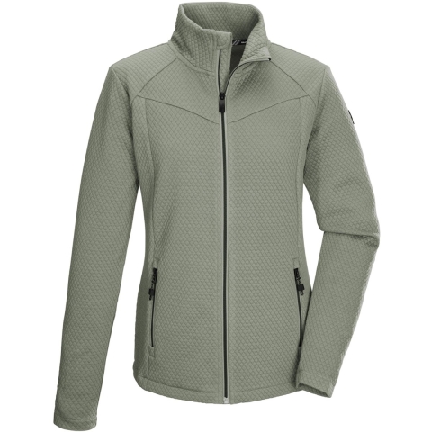 Killtec KOW 2 fleece vest dames groen, XXL