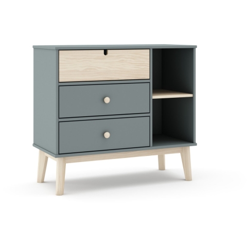 CaliCosy Ladekast 3 laden en 2 vakken l90 cm estefania