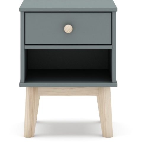 CaliCosy Nachtkastje met 1 lade en 1 open niche l40 cm simon