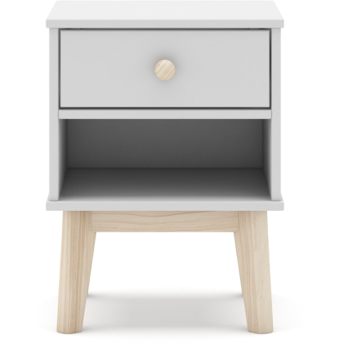 CaliCosy Nachtkastje met 1 lade en 1 open niche l40 cm simon