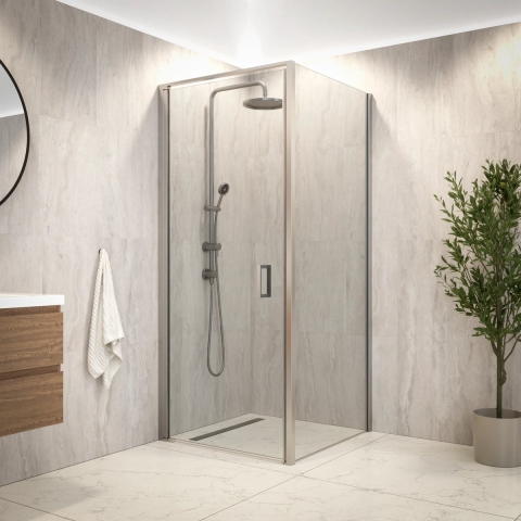 Mirlux Douchecabine vela 90 x 200 chroom