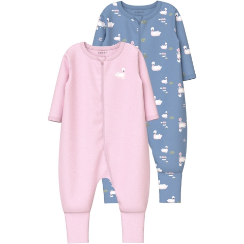 Name It Pyjamapak - Noos - NbfNightsuit - 2-pack - Eindeloos Sky - Name It - 74 - Pyjamapak