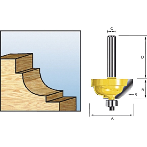 Makita Accessoires Hollijst prof.fr+l.HM 31,8 S=8 - D-11689