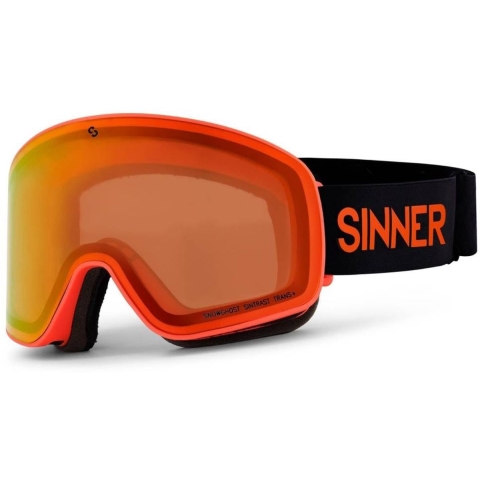 Sinner SNOWGHOST TRANS+ skibril mat oranje