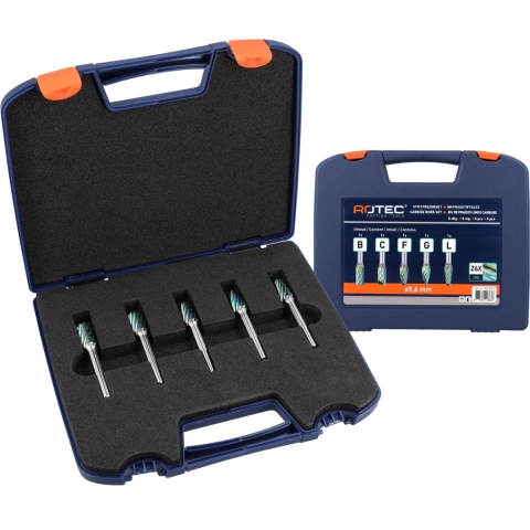 Rotec Stiftfrezenset 'GreenCoat' 5-dlg. Z6X B | C | F | G en L / ø9,6 - 900.3073