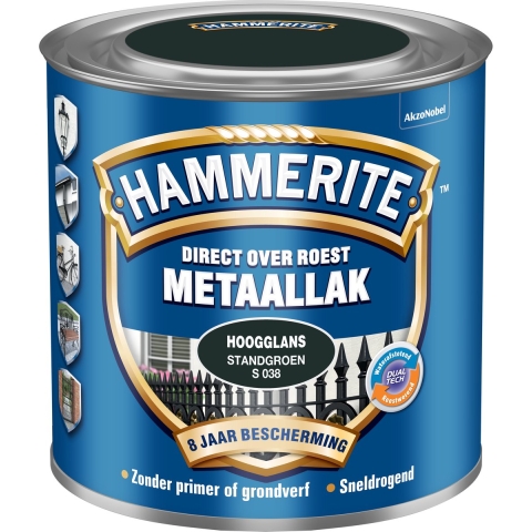 Hammerite Metaallak Hoogglans | ST Groen | S038 | 250ml - 5093896