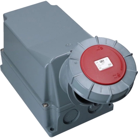 PCE Twist 145-6 CEE-wandcontactdoos 125 A 5-polig 400 V 1 stuk(s)