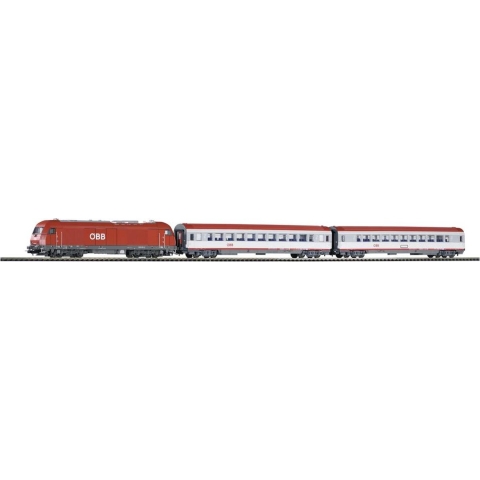 Piko H0 59017 H0 PSCwlan-startset reizigerstrein met diesellocomotief Rh 2016 van de ÖBB