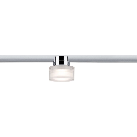 Paulmann Topa Dot 230V-railsysteem lamp URail LED vast ingebouwd 4.9 W LED Chroom, Helder, Satijn
