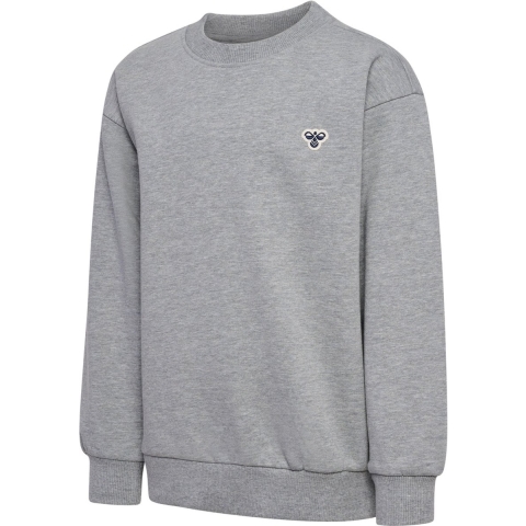 Hummel Sweatshirt - hmlJR - Grijs Gevlekt - Hummel - 9-10 jaar (134-140) - Sweatshirt