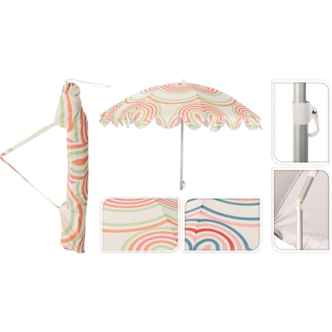 Strandparasol 160 cm Assorti