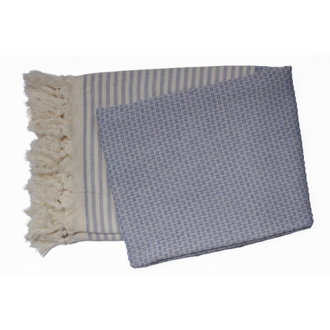 Phlox Hamamdoek 100 x 200 cm, saunadoek, strandhanddoek, yogadoek en spa-doek,