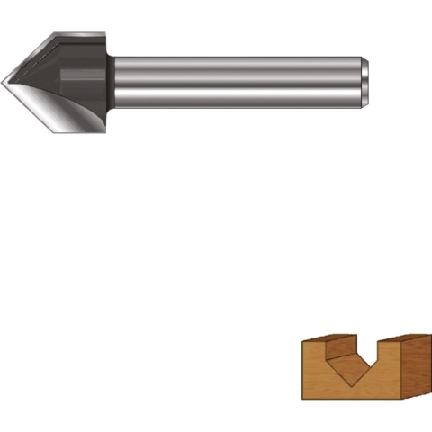 Rotec HM V-Groeffrees 90 | GOLD-LINE | ø32 | d2=12 - 272.09.3200