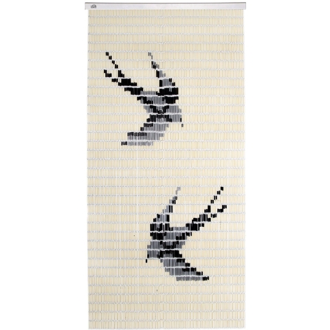 Livn Deurgordijn Tube - Vliegengordijn met aluminium rail - Max deuropening 100 x 231,5 cm - Wit