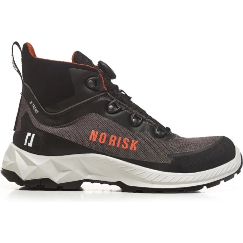 No Risk X-treme Mid FLS Grey 1057.06 S3L | Grijs/Zwart | Maat 43 - 00.071.070.43