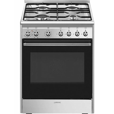 Smeg Gasfornuis CX60GMX | Keuken- en Kookartikelen | Keuken&Koken - Fornuizen | 8017709345938