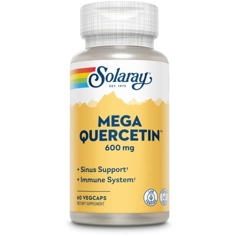 2x Solaray Mega Quercetine 600mg 60 vegacapsules
