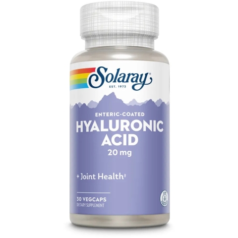 2x Solaray Hyaluronzuur 20mg 30 vegacapsules