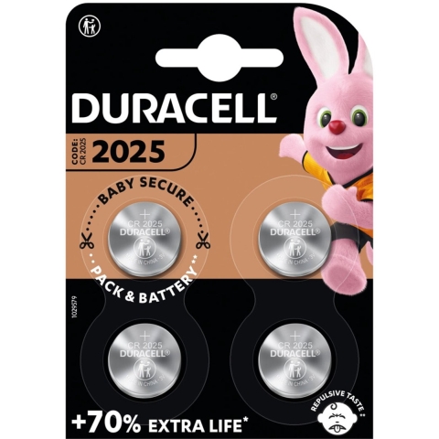 2x Duracell Knoopcelbatterijen 2025 4 stuks