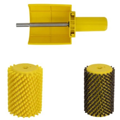 TOKO Rotary Speedborstel Set voor ski- en snowboard waxen met een boormachine