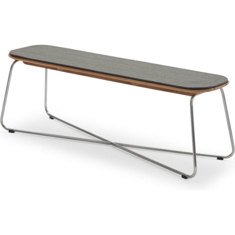 Fritz Hansen Zitkussen Voor Lilium Eetbank Charcoal