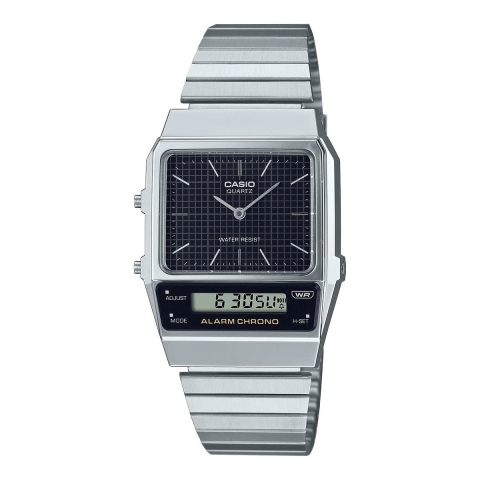Casio Vintage AQ-800E-1AEF Herenhorloge 32 mm - Zilverkleurig