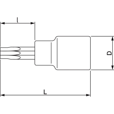 Bahco schroevendraaier. dopsleutel op kaart 1-2 | SB7809TORX-T50