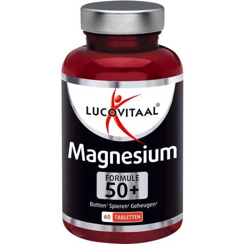 2+2 gratis: Lucovitaal Magnesium Formule 50+ 60 tabletten