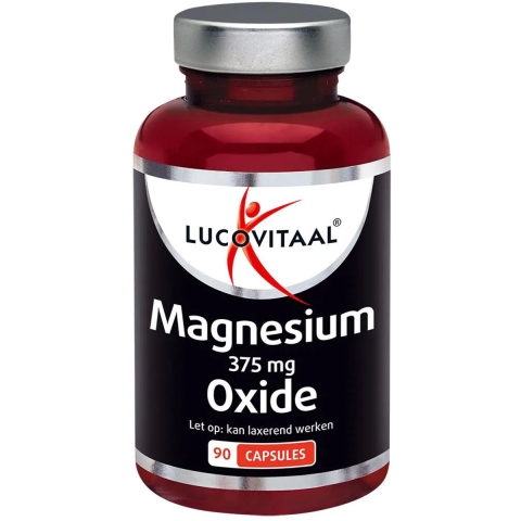 2x Lucovitaal Magnesium Oxide 375mg 90 capsules