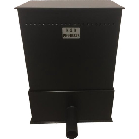 K&D Trickle filter Mini vijver druppelfilter 63mm uitlaat zwart HDPE - K&D