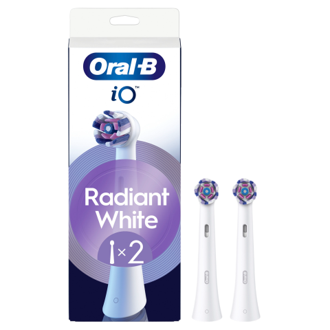 Oral-b Io Radiant White 2st Opzetborstels Wit