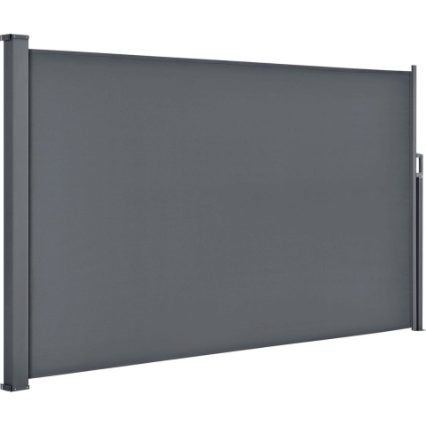 Windscherm uittrekbaar Dubai - 300 x 160 cm - Donkergrijs