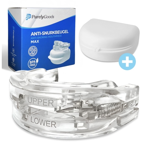 PurelyGoods Anti-Snurkbeugel– Verstelbaar – 4.2 x 6.0 x 2.3 cm – Transparant