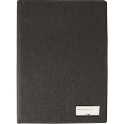 Sigel EF415 Beschermhoes voor formulierenboek DIN A4 Antraciet 1 stuk(s)