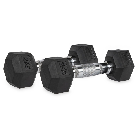 VirtuFit Hexa Dumbell Pro Set - 2 x 2 kg