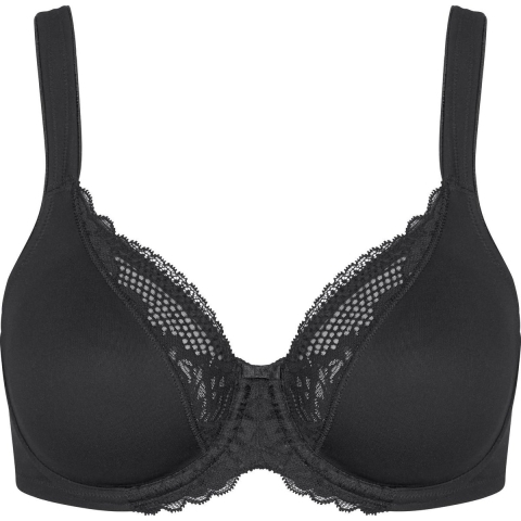 Triumph Modern Lace+Cotton - Beha - Geschikt voor protheses - Zwart