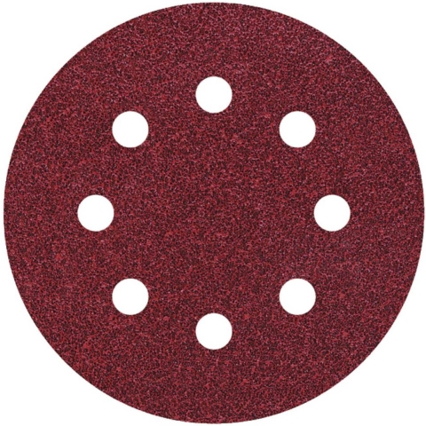 Wolfcraft 021222 Excenterschuurpapier Met klittenband, Geperforeerd Korrelgrootte (num) 60 (Ø) 115 mm 25 stuk(s)
