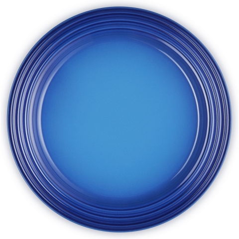 Le Creuset - Aardewerk - Ontbijtbord 22cm Azure