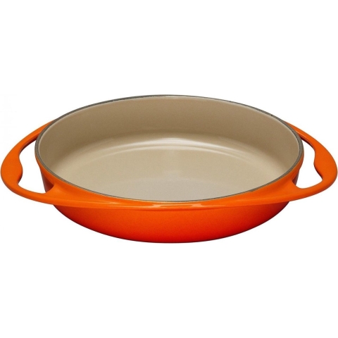 LE CREUSET - Gietijzer - Tarte tatinvorm 28cm Oranjerood