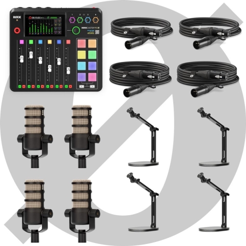 Rode Red Podcast Large Bundle | Audio Mixers | 6095911424421
