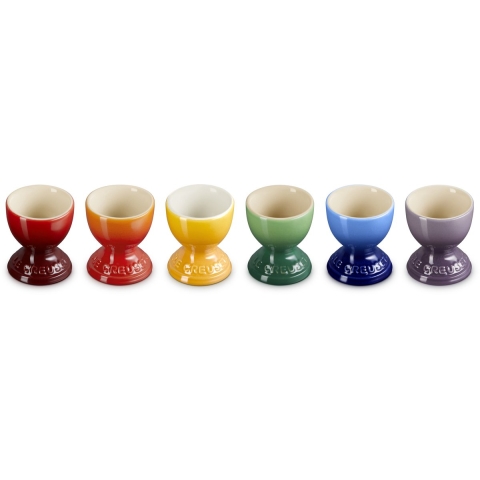 LE CREUSET - Vancouver - Eierdop New Rainbow 6-dlg