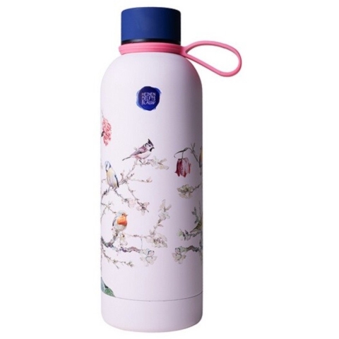 HEINEN - Thermosfles Bosvogels roze