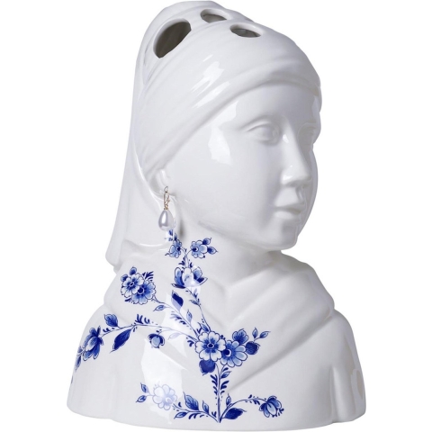 HEINEN - Vaas buste Meisje met de parel