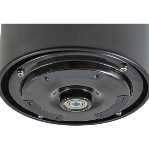 Lucande -  plafondventilator Vindur, zwart, hout, DC, stil