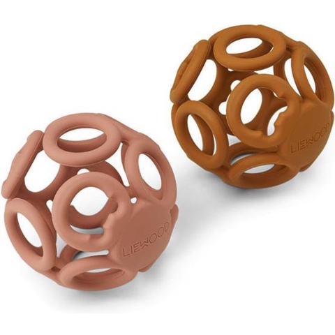 Liewood Bijtbal - Jasmijn - Dark Rose/Mustard Mix - Liewood - OneSize - Bijtring