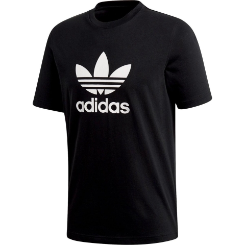 adidas - Maat L Originals Trefoil Heren T-shirt - Black