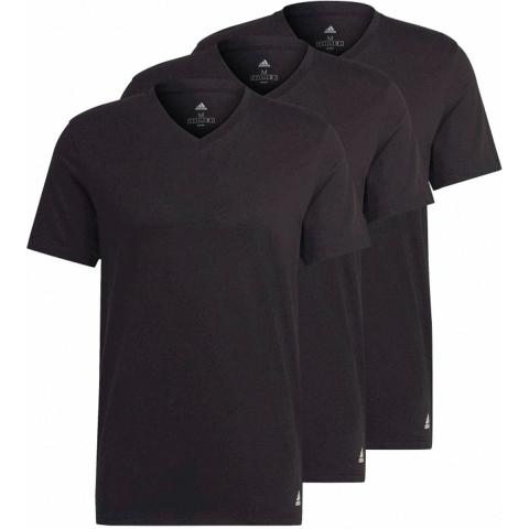 adidas Crew Neck T-shirt - Normale pasvorm - Katoen - Zwart