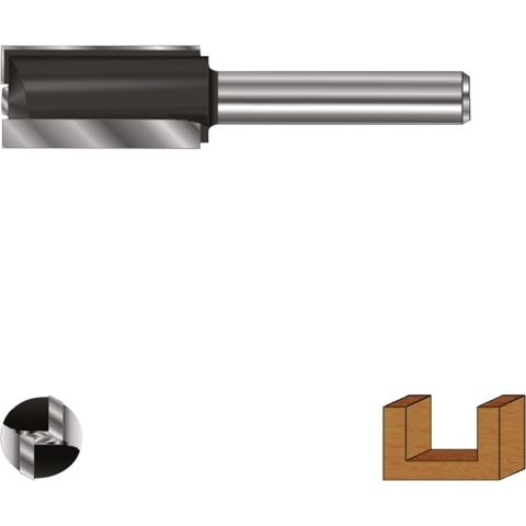 Rotec HM Groeffrees met grondsnijder | GOLD-LINE | ø3x8x32 | d2=8 - 271.02.0300